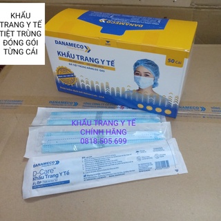 Khẩu trang DANAMECO tiệt trùng EO.GAS, màng lọc cao cấp, đóng gói từng cái