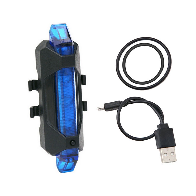 1 Đèn LED Cảnh Báo An Toàn Phía Trước Và Sau Sạc USB Cho Xe Đạp Leo Núi / Tàu Thuyền
