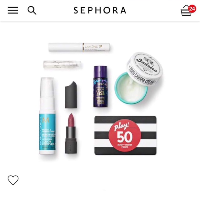 Set trang điểm dưỡng da Play!sephora
