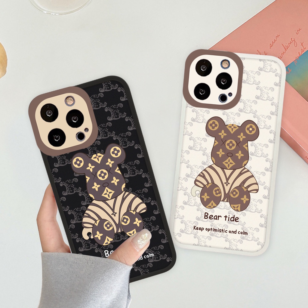 Ốp lưng iphone cạnh vuông lỗ camera bear tide 6/6plus/7/7plus/8/8plus/x/xr/xs/11/12/13/pro/max/plus/promax-U1-10