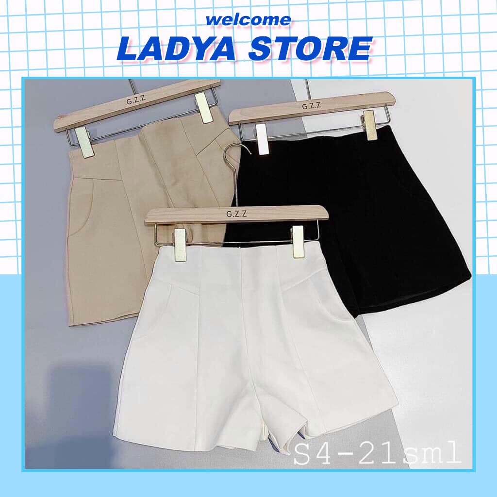 Quần short nữ lưng cạp cao Ulzzang LADYA STORE M32