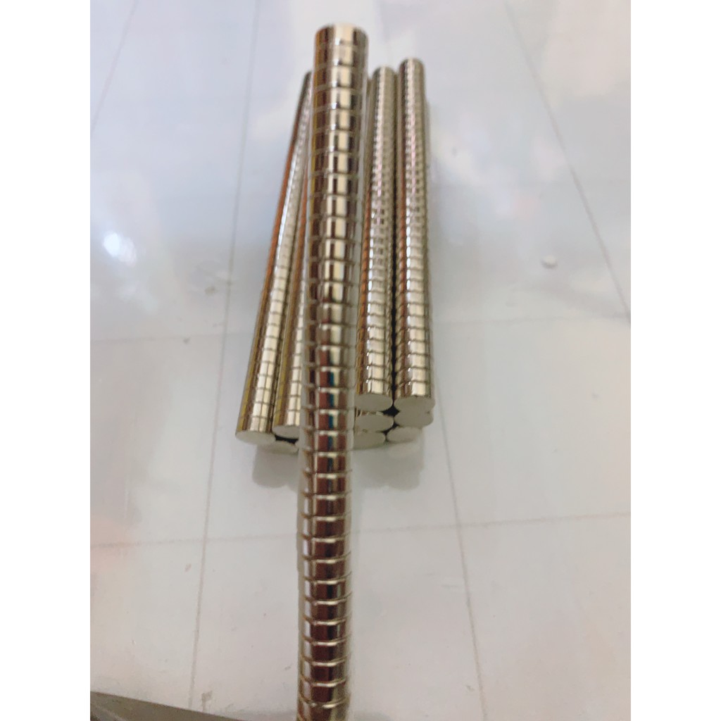 Nam châm viên đất hiếm 8x3mm (HÀNG TỐT)