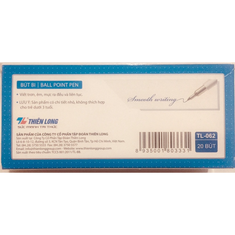 Bút bi 0.38 mm TL 062(1 cây)