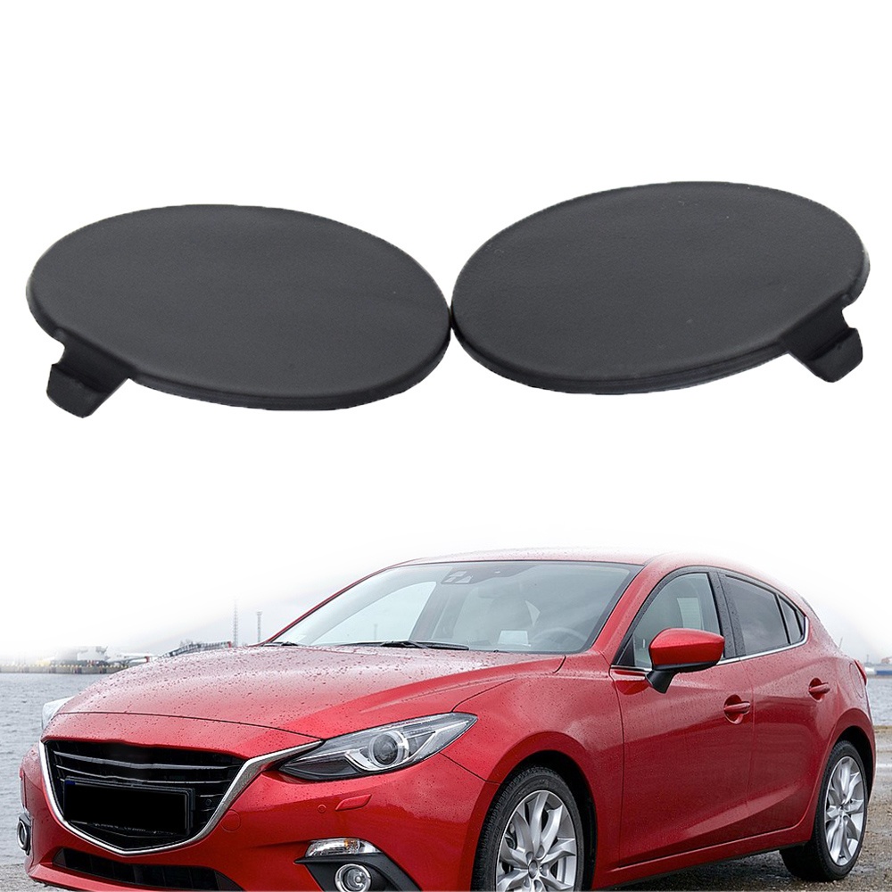 Set 2 Nắp Đậy Móc Kéo Cửa Trái Phải Chuyên Dụng Cho Xe Hơi MAZDA 3 2014 2015 2016