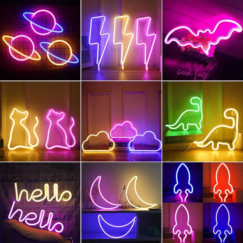 Đèn LED Neon USB Trang Trí Đa Năng-Among Us Treo Tường Nhiều Tùy Chọn- Decor Phòng Ngủ,Quán Bar,Cafe,Nhà Hàng,HomeStay