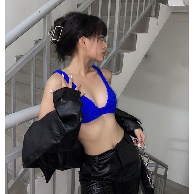 Áo bra móc len thủ công handmade