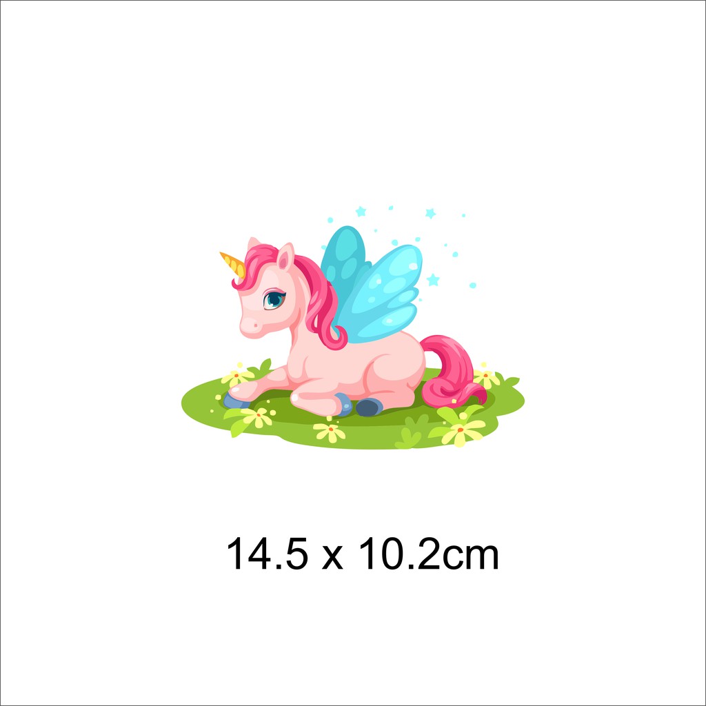 Hình ủi, hình dán nhiệt - ngựa hồng có cánh