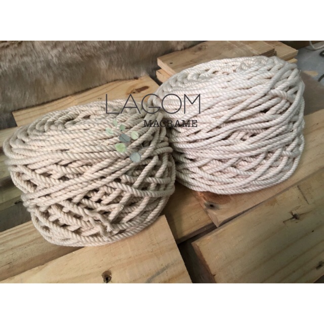 10m dây thừng 5mm màu trang trí, decor