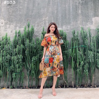 Váy maxi thổ cẩm