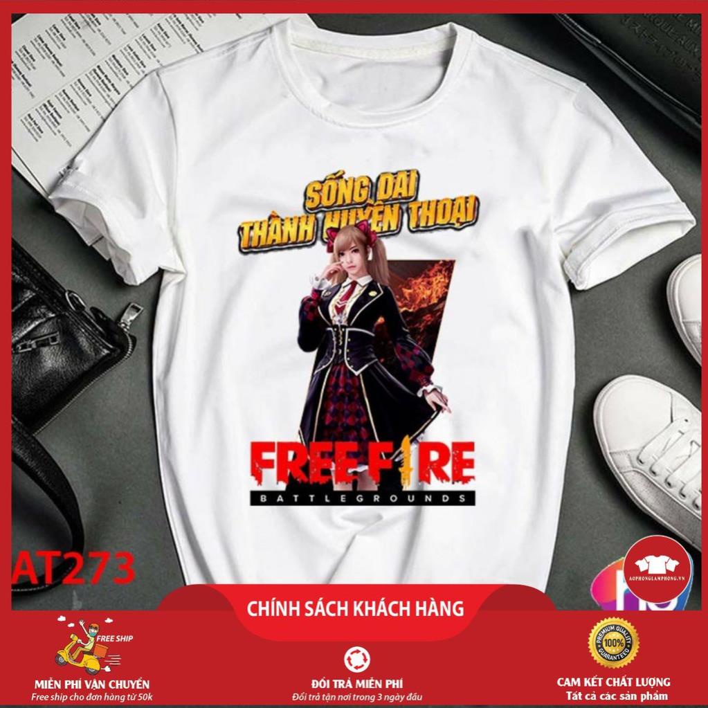 Áo Thun Game Free Fire Cao Cấp (Sống Dai Thành Huyền Thoại)