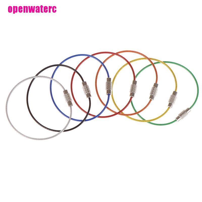 Set 5 dây thép không gỉ làm móc khóa tiện dụng cho cắm trại