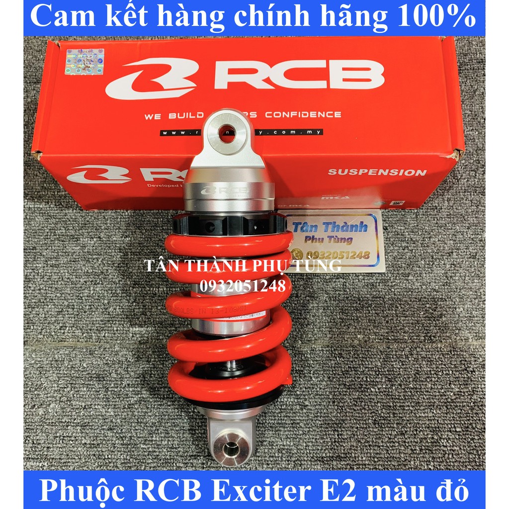 Phuộc RCB Exciter 135 E2 chính hãng màu đỏ