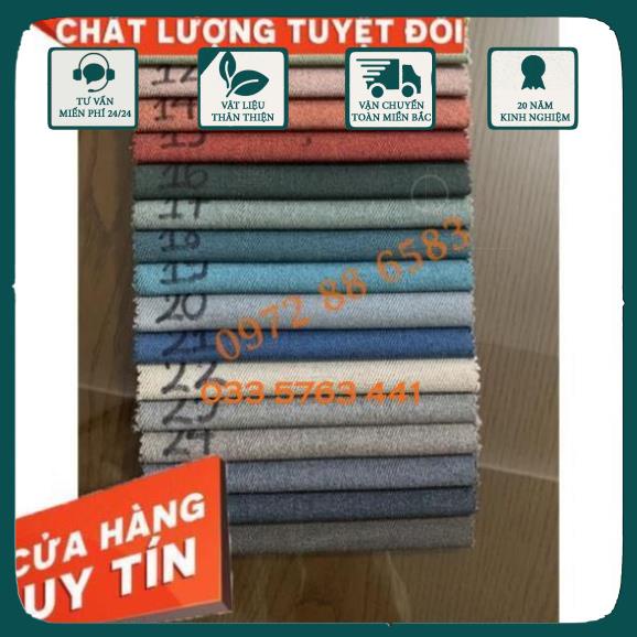 GIÁ GỐC - Ảnh thực tế sofa nỉ góc L đẹp giá rẻ - ghees sofa kích thước ghế dài 2m kèm dôn 60x60cm