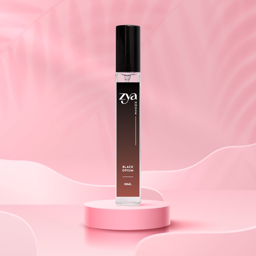 Nước Hoa Nữ Zya Black Opium Hương Vanille Cá Tính, Cuốn Hút Ánh Nhìn, Lưu Hương Trên 6 Tiếng - Dung Tích 10ml Dạng Xịt