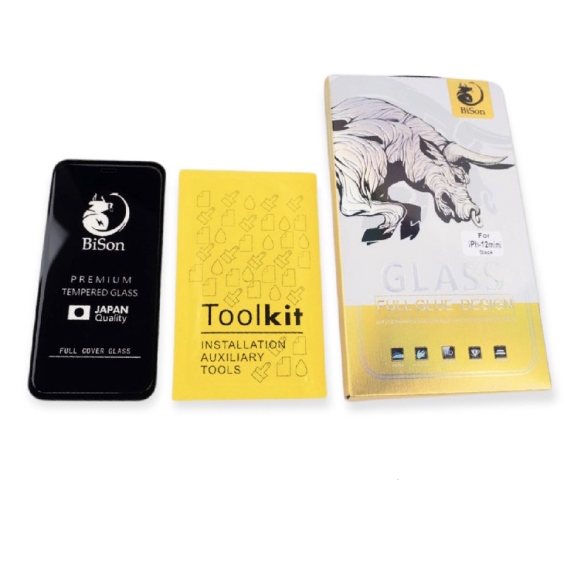 Cường Lực iPhone BISON Chính Hãng FULL Màn IP 6/ 7/ 8/ X/ Xs max/ 11/ 12/13/14Promax