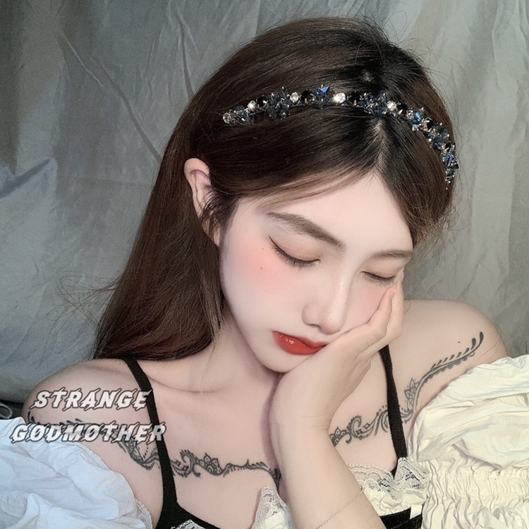 Cài tóc đính đá lấp lánh thời trang Hàn Quốc sang trọng cho nữ
