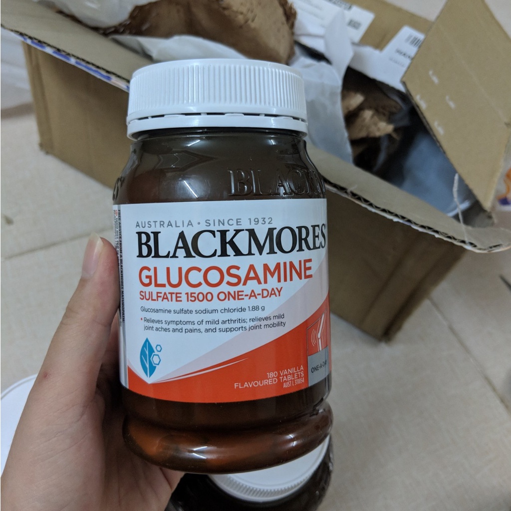 Viên hỗ trợ xương khớp Blackmores glucosamine 1500mg chính hãng Úc 180 viên