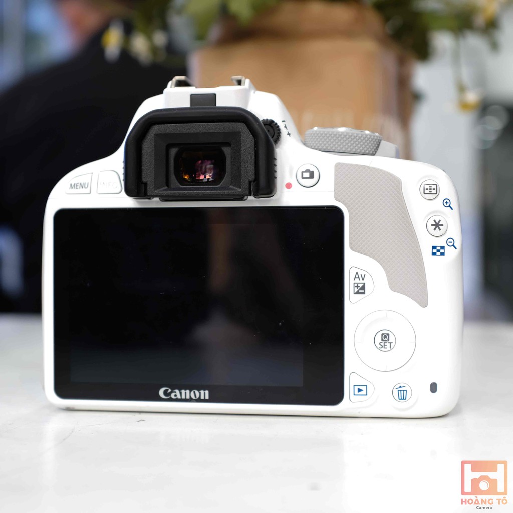 Máy ảnh Canon 100D+Kit 18-55mm cũ ĐẸP giá TỐT(Trắng)