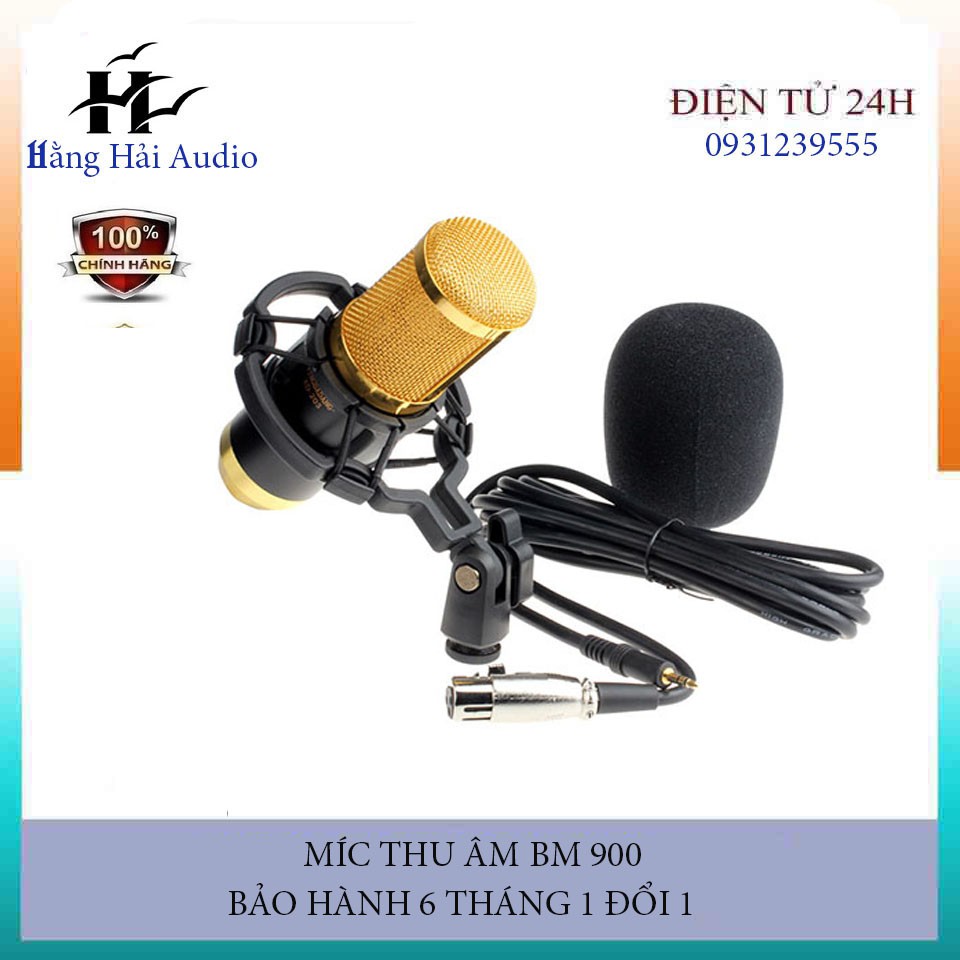 [Mã ELHACE giảm 4% đơn 300K] MICRO THU ÂM LIVESTRAME BM 900 CHÍNH HÃNG THU ÂM SIÊU ĐỈNH