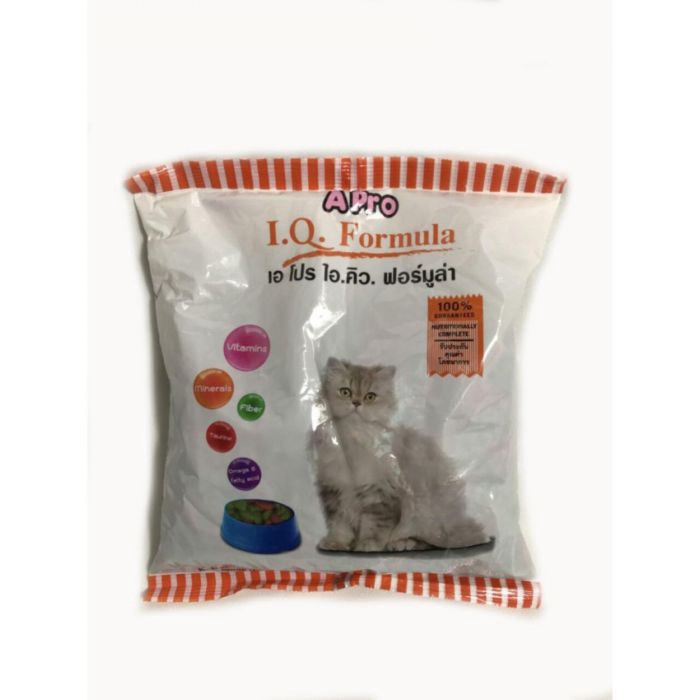 Thức ăn cho mèo mọi lứa tuổi  Apro IQ Formula 500g hạt cho mèo - Long Vũ Pet Food