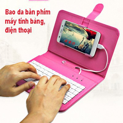 bao da bàn phím điện thoại- máy tính bảng-K28