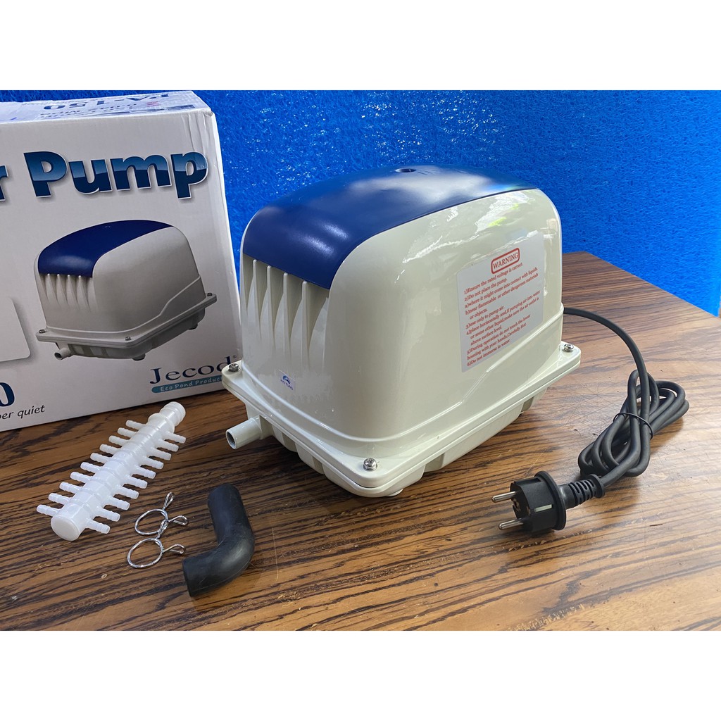 Máy sục khí, Máy sủi khícung cấp oxi cho hồ koi , bể cá cảnh, bể hải sản Jecod- eco PA 34- PA 200, siêu mạnh, siêu bền