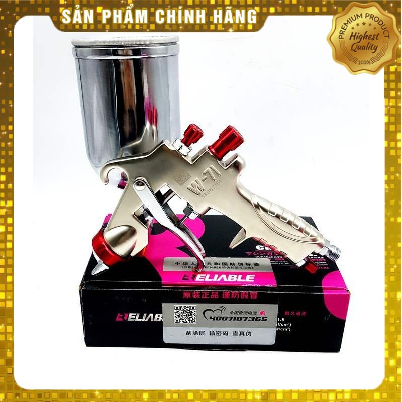 SÚNG PHUN SƠN RELIABLE W71 CAO CẤP