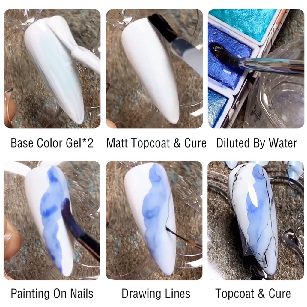 [Hàng mới về] Sơn móng tay trang trí dạng rắn lấp lánh 2.5g