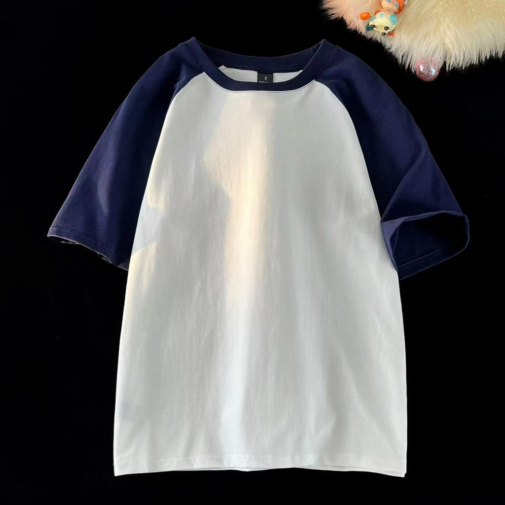 Áo Thun raglan Hàn Quốc 9 Màu Sắc Chọn Lựa Chất Liệu cotton Cao Cấp