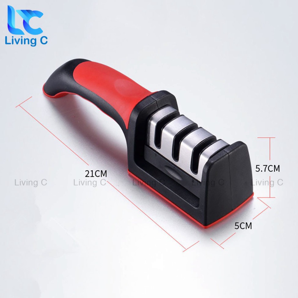 Dụng cụ mài dao kéo 3 cấp độ cầm tay mài dao nhanh bén siêu tiện lợi