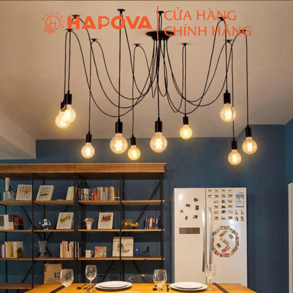 Đèn treo trần chân nhện mềm HAPOVA PHUKA 5069 + (Chưa kèm bóng led)