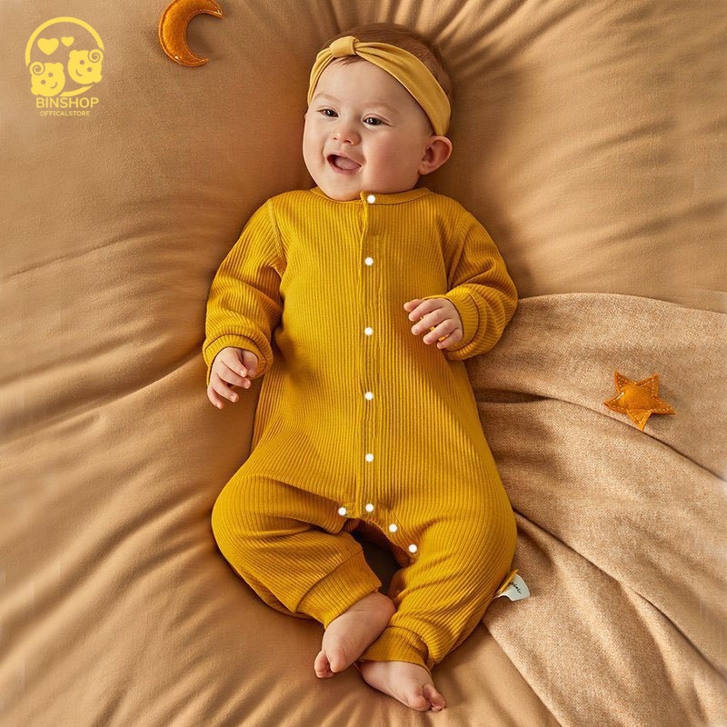 Body dài tay cho bé trai bé gái mẫu Quần áo trẻ em chất len tăm mền mịn, nhiều màu sắc từ 0-12 tháng tuổi