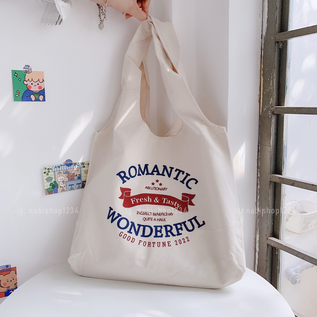 Túi Tote Romatic Mã TT022 ( ẢNH THẬT)