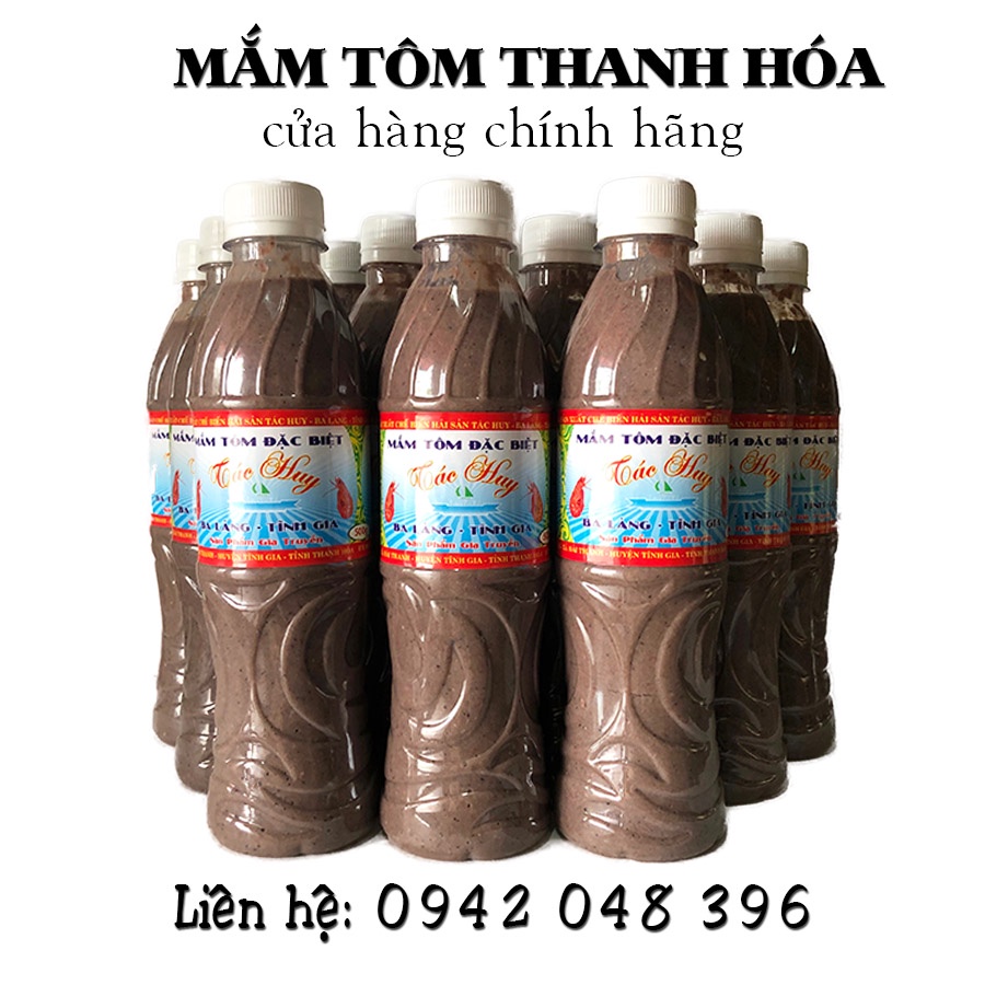 Combo 5 chai mắm tôm Ba Làng Thanh Hóa 500g loại ngon