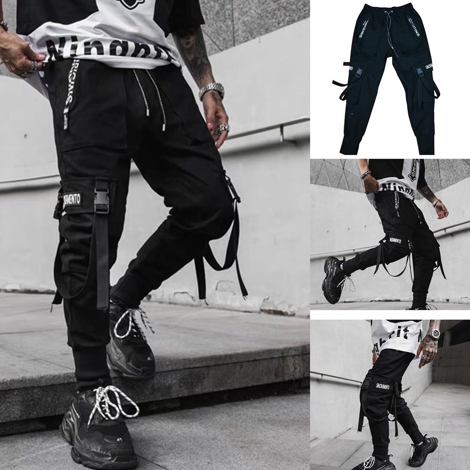 FG Quần jogger kaki túi hộp unisex hot 45 12