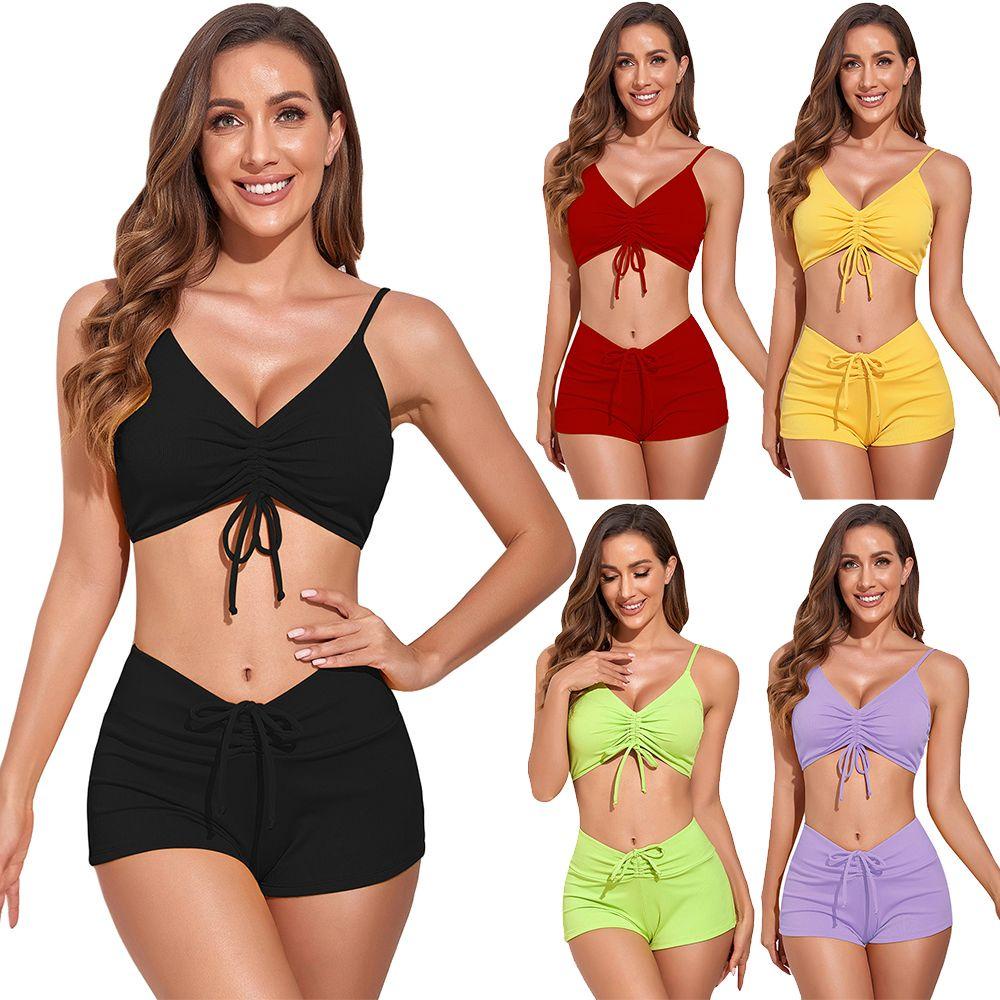 LEILY Bộ Đồ Bơi Nâng Ngực Thời Trang Dành Cho Nữ