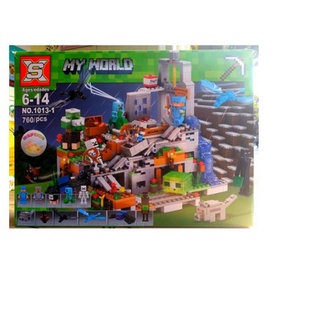 Bộ Lego Lắp ráp xếp hình Minecraft My World 1013-1 (760 CHI TIẾT)-legoxanh