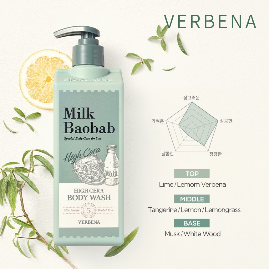 Sữa tắm gội toàn thân Milk Baobab cao cấp 500ml
