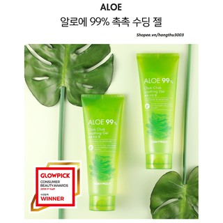 GEL NHA ĐAM DƯỠNG ẨM ĐA NĂNG DẠNG TUÝP TONYMOLY ALOE 99% CHOK CHOK SOOTHING GEL