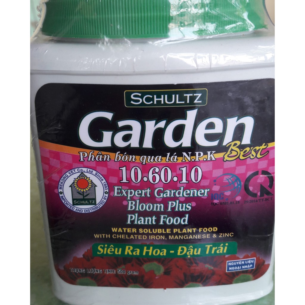 Phân bón lá Garden 106010 500gr