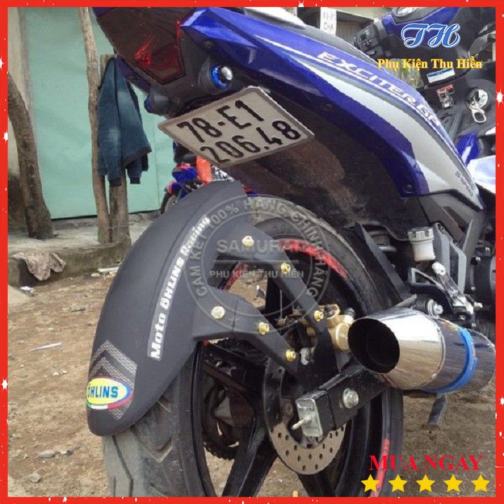 Chắn Bùn Sau 4 Chân Xe Cho Exciter 150/Winner/FZ/MT15... Logo Ngẫu Nhiên