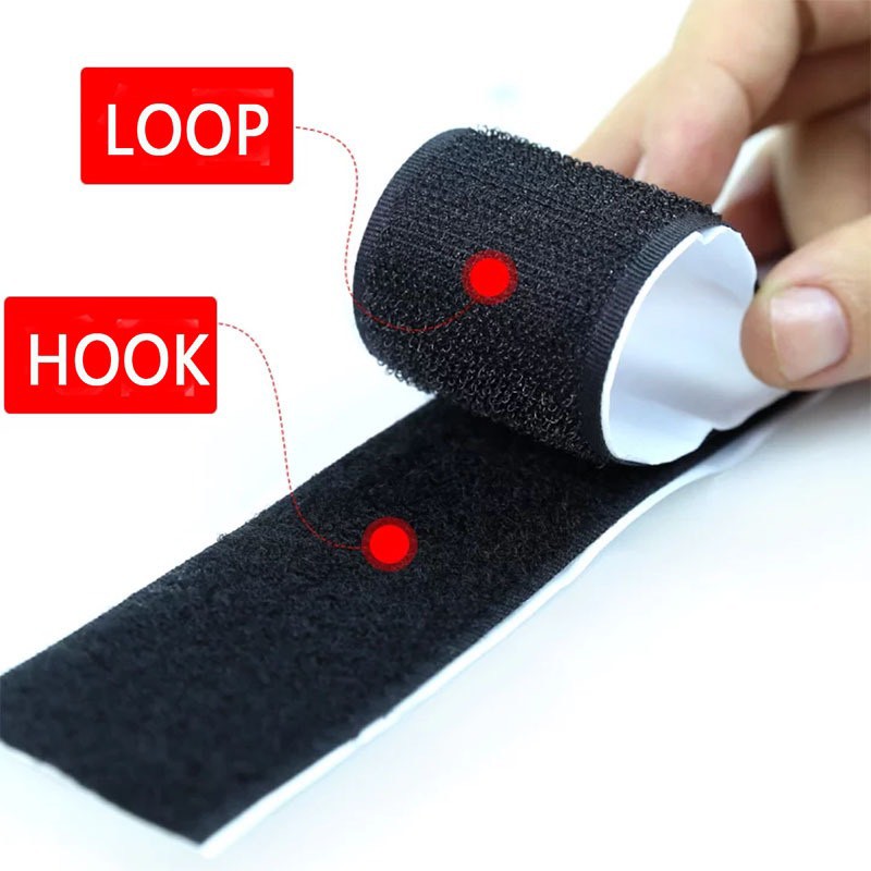 1 cặp băng dính gai chính hãng Velcro cuộn 25 mét dài, bản 2cm và 5cm