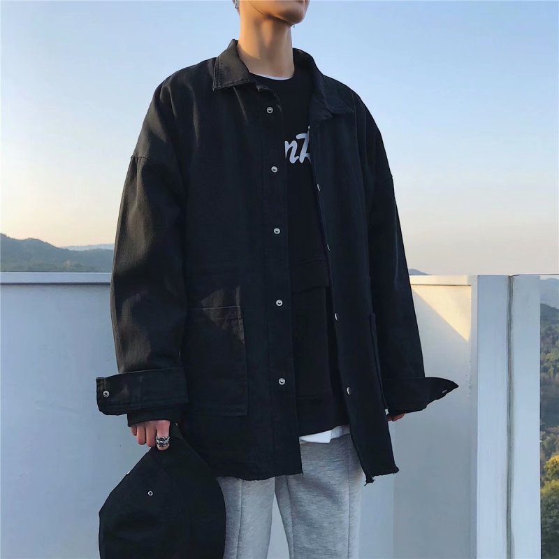 Áo Khoác Cotton Mỏng Thời Trang Cá Tính Cho Nam