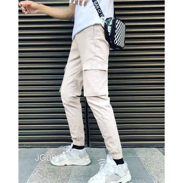 (ẢNH THẬT+VIDEO) QUẦN JOGGER túi hộp trơn UNISEX/Quần Jogger Nữ Dài Ống Rộng Có Bo túi hộp trơn Ulzzang/quần jogger