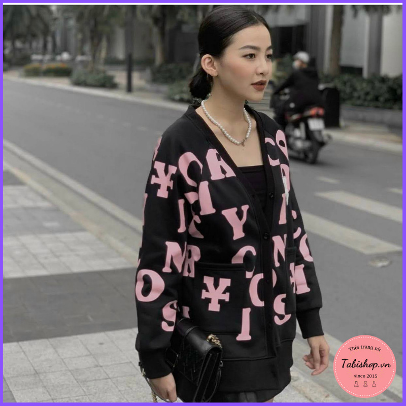 Áo Cardigan DIRTY áo khoác nỉ nữ phong cách năng động trẻ trung siêu hot