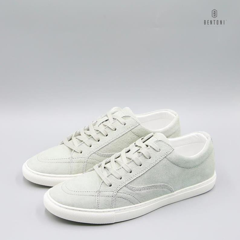 Giày thể thao nam Bentoni - Basic (B) Sneaker NDL0112XAKK-96 (Xám) Cao Cấp [ TOP BAN CHAY ] . NEW ✫ _ : : .j ' ' _