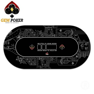 Thảm poker oval gem royal cao cấp