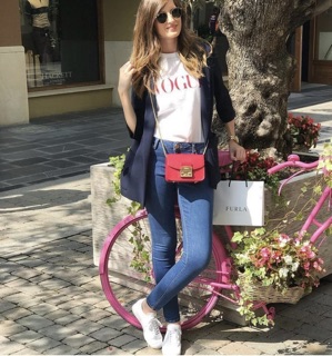 Túi Furla Metro đỏ Ruby