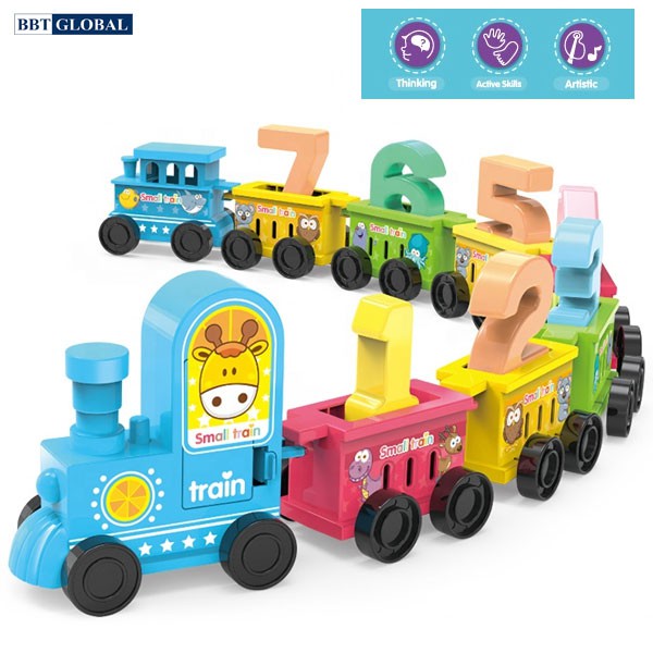 [Mã LIFEM1 giảm 50k đơn 99k] [Mã LIFETOYS1 giảm 30K đơn 99K] Đồ chơi mô hình đoàn tàu kèm bộ số BBT Global BY-5001