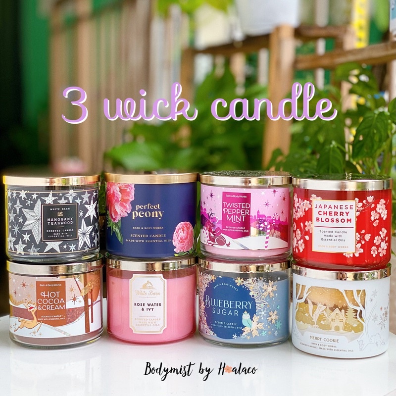 NẾN THƠM 3 BẤC BATH &amp; BODY WORKS - bodymistbyhoalaco